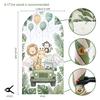 1pc 6.56ft Kids Boys Birthday Party Arch Background Covering Jungle Wildlife Park Lion Arch Bracket Baby Shower Party Decoration