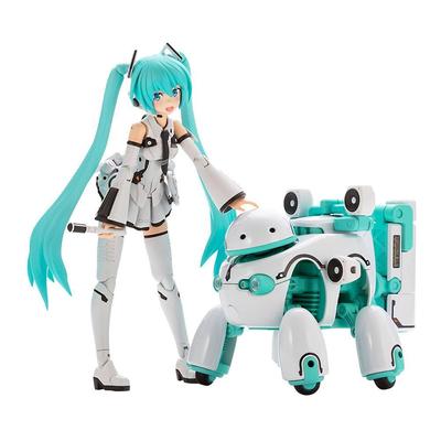 KOTOBUKIYA Frame Music Girl Hatsune Miku with TAMOTU Height 150mm Plastic Model Molding Color FG145 [Maruttoise Ver.] [Miku Ver.] Approx. Non-scale