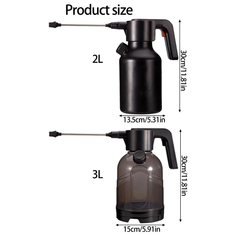 Heavy Type Electric Watering Can 3L Big Capacity Light Weight Long Spout For Efficient Garden Irrigation