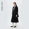Lancy Pure Wool Double-Breasted Mid-Length Coat