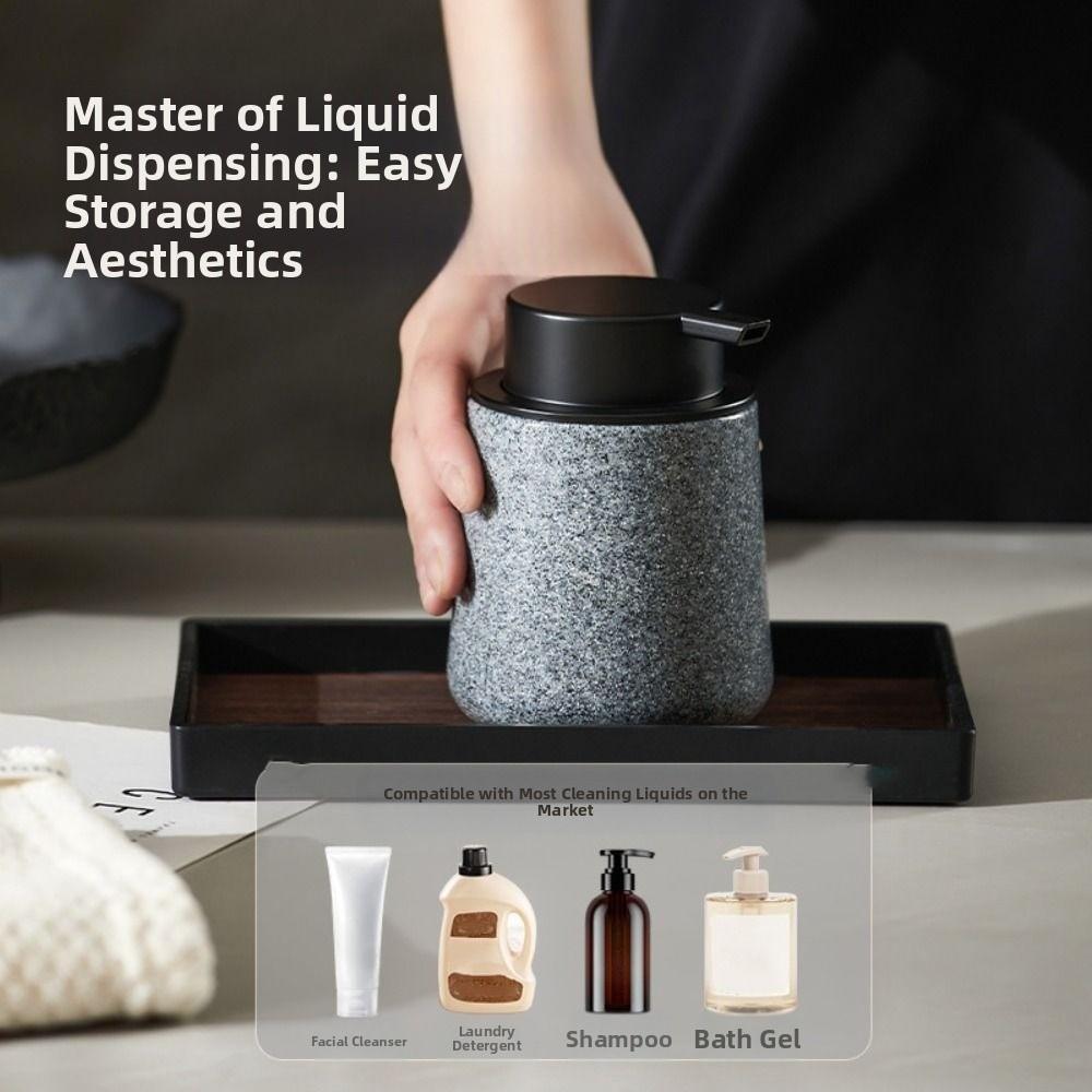 Multifunctional Wood Grain Soap Dispenser Refillable Liquid Lotion Storage Bottles  Restaurant