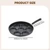7 Cup Egg Pan Skillet Induction Divided Cooker with Heat Resistant Handle Omelette Nonstick for