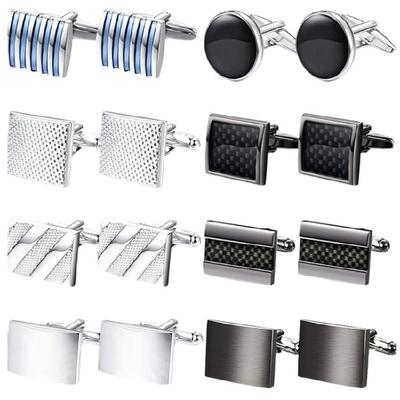 Handsome Round And Square Copper Cufflinks Wedding Business Jewelley For Gentlemen Wedding Business