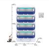 8 Pcs 5 Layer Men Razor Blades Shaving Cassettes Facial Care Men