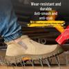 Men's Slip-On Safety Work Shoes: Anti-Smash, Anti-Puncture, Soft Sole, Anti-Scald, Spark-Resistant, Wear-Resistant.