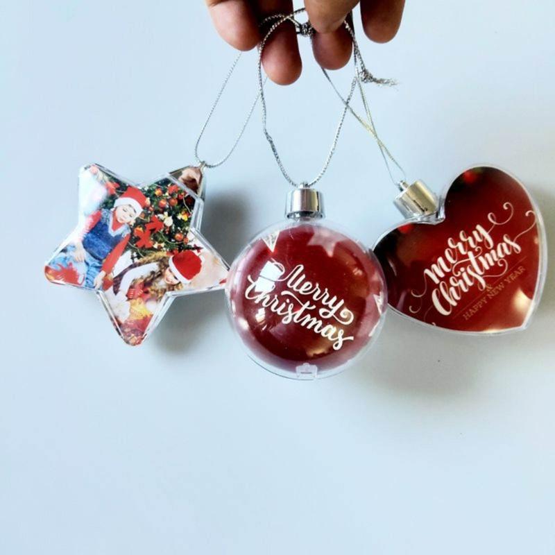 Thermal Sublimation Ornament Blank Multi Shape Christmas Decoration Pendant Heat Transfer Product DIY Crafts Making