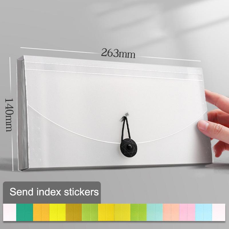 Invoice Pouch 13 Pockets Accordion Folder Multi-layer Invoice And Document Organizer Office Supplies Folder 1800₽