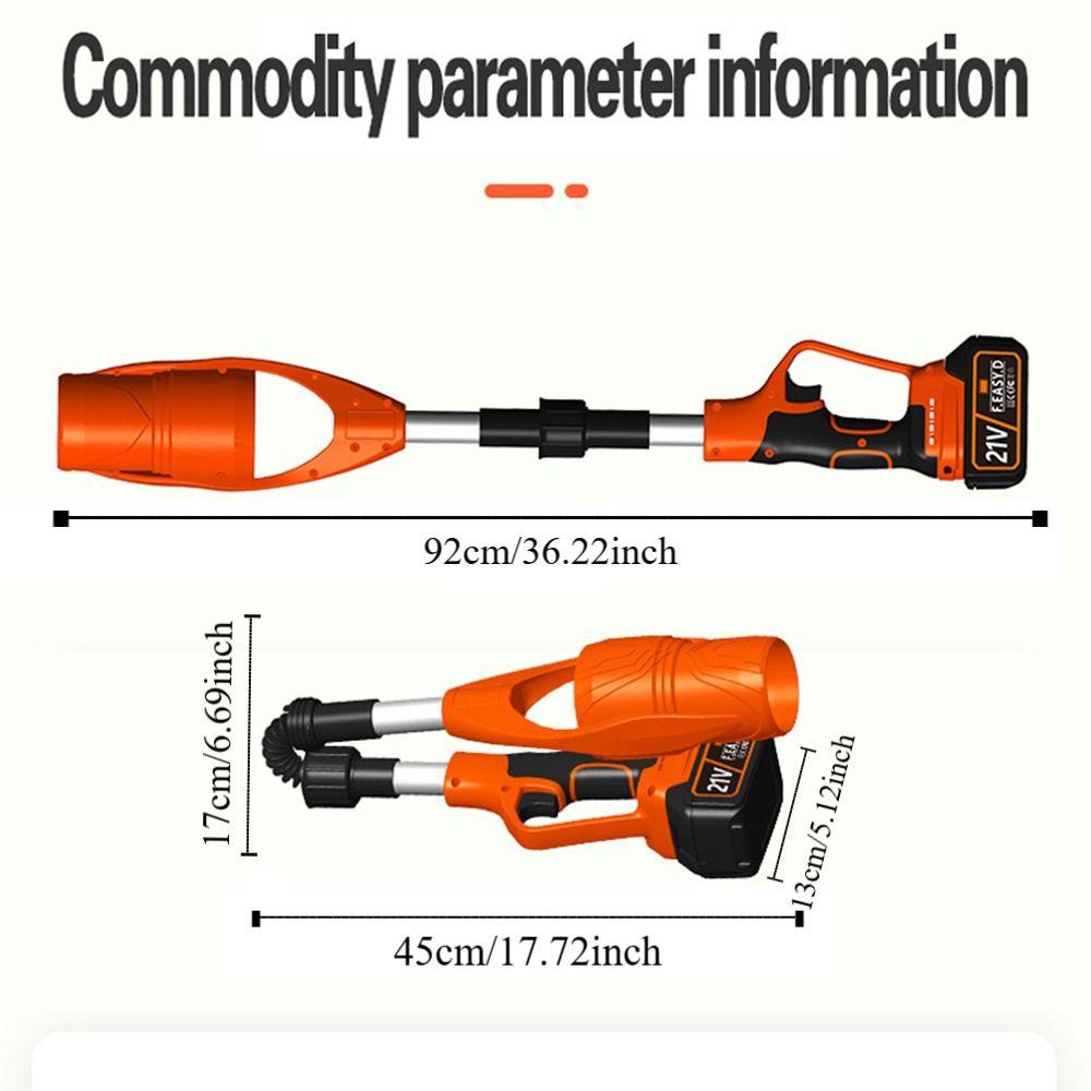 Handheld Powerful Leaf Blower High-Power Snow Blower Cordless Electric Air Blower Lawn Garden
