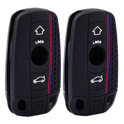 Silikon Auto Schlüsselhülle Für Bmw E46 E60 E70 E87 3 5 6 Serie M3 M5 X1 X5 X6 Z4 E71 E72 E88 E89 E91 E90 Schlüsselanhänger Halter Zubehör