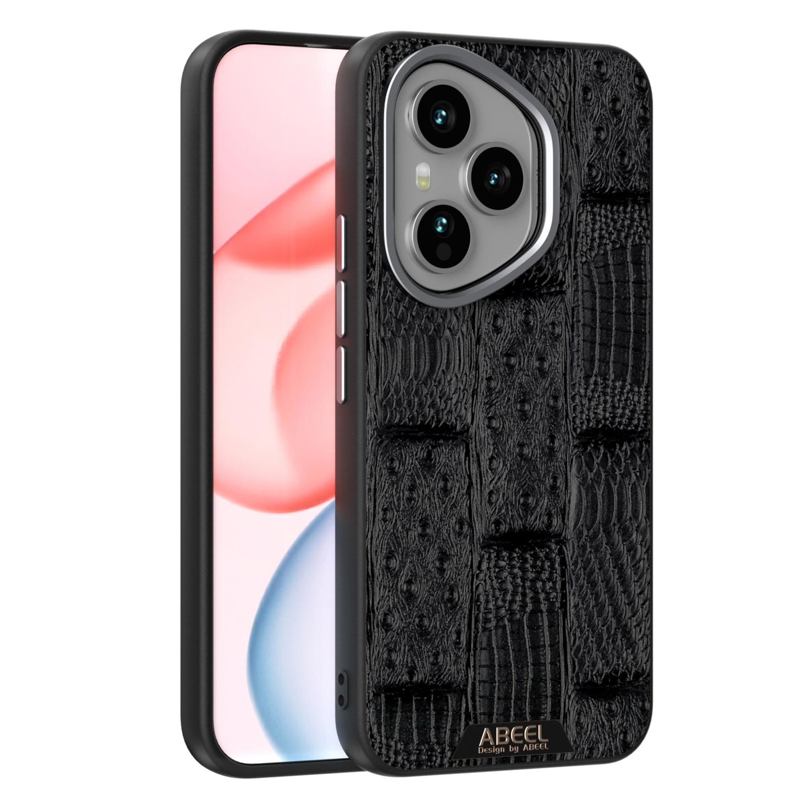 

ABEEL For Honor 400 Pro 5G (Global) Case Compatible with MagSafe Beast Texture Micro-Embossing Back Cover Black