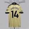 Mens Short Sleeve Football Jersey Premium Fan Edition Striped Design Arsenal Home Match Support