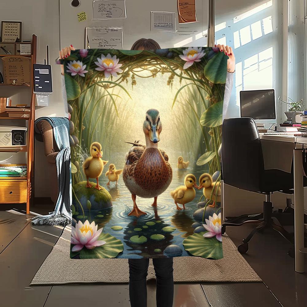 1 Pezzo Coperta in Flanella con Stampa Cartone Animato, Alta Qualità Confortevole per Tutte le Stagioni, Decorazione per la Casa, Calore e Comfort, Perfetta per Regalo di Natale Compleanno