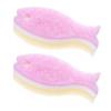 Marna K170P Fish-Shaped Kitchen Sponges, Pink, 2-Pack