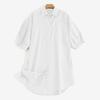 ZANZEA Women Loose Solid Short Sleeve Collared Button Down Shirt Mini Dress