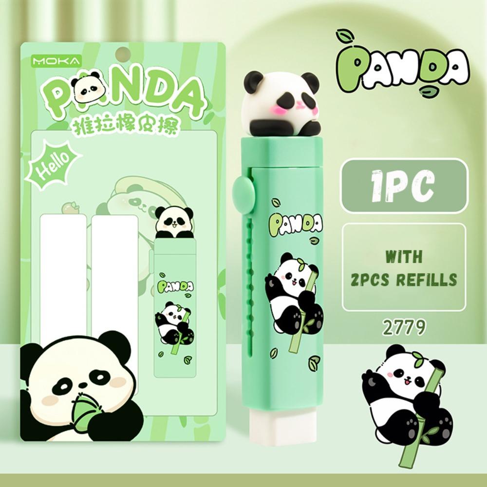 High Quality Push-pull Eraser Without Leaving Marks No Debris Pencil Erasers Cartoon Capybara Rubber Eraser Back To School Gift