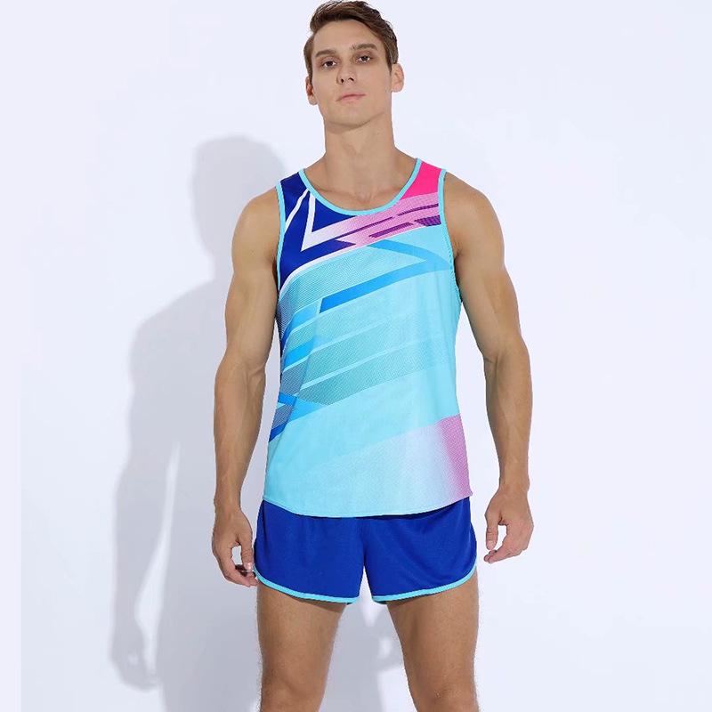 Unisex Sleeveless Summer Marathon Tracksuit for Running and Sports Competition
