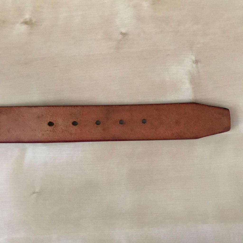 Used Western design leather belt