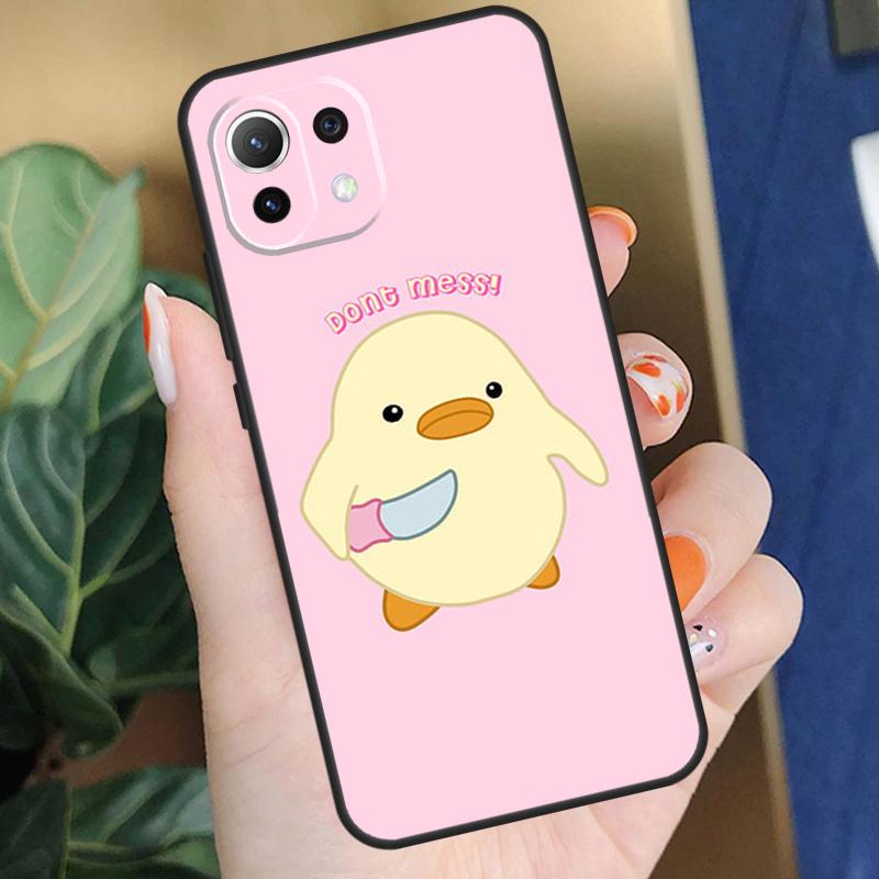 Cartoon Duck Knife Case For Xiaomi 17 Pro Max 14 15 Ultra 13T 14T 15T Pro POCO F8 F7 F5 F6 X5 X6 X7 Pro Coque