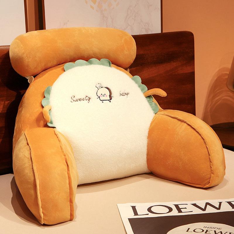 Cartoon Animal Rabbit Husky Waist Girl Bedside Soft Bag Large Pillow Waist Cushion Office Triangular Cushion