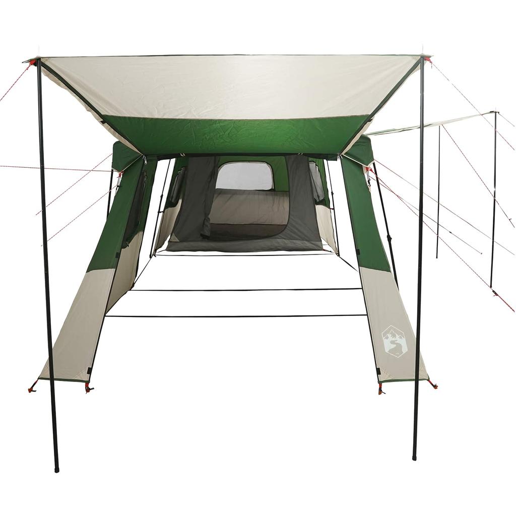 3 Person Instant Tent with Rainfly Green 185T Polyester with PU Coating