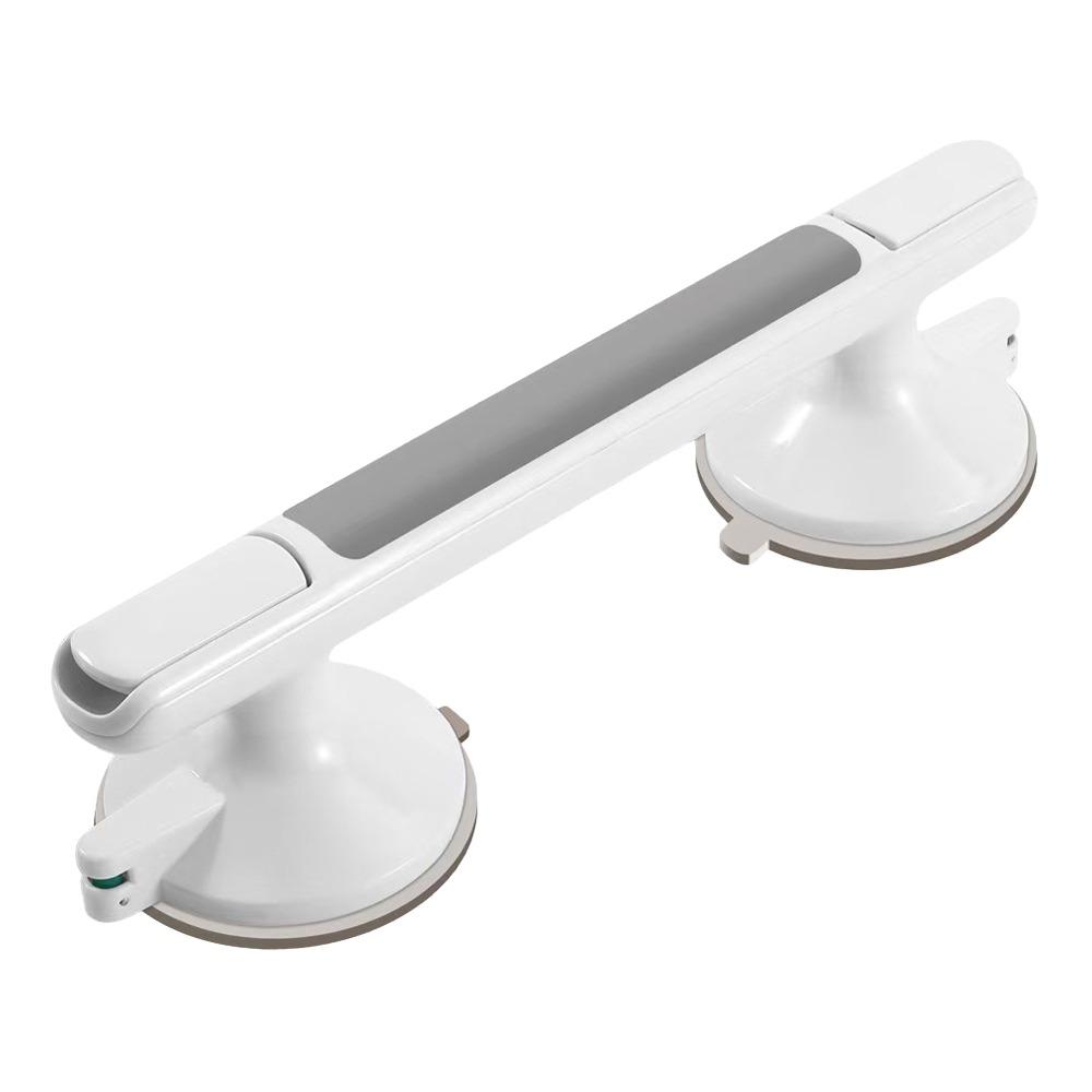 Plastic Suction Cup Handles Anti-Slip Bath Safety Bath Safety Grab Bars No Drilling Required Bathroom Handrail Accessibility серый