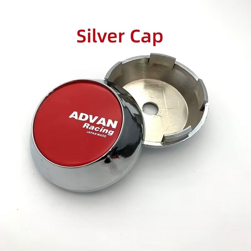 ASS1 4pcs/lot 60mm 64mm 65mm 68mm 69mm ADVAN Racing Car Wheel Center Hub Caps Wheel Center Cap Decoration Auto Styling Rim Hub Cap