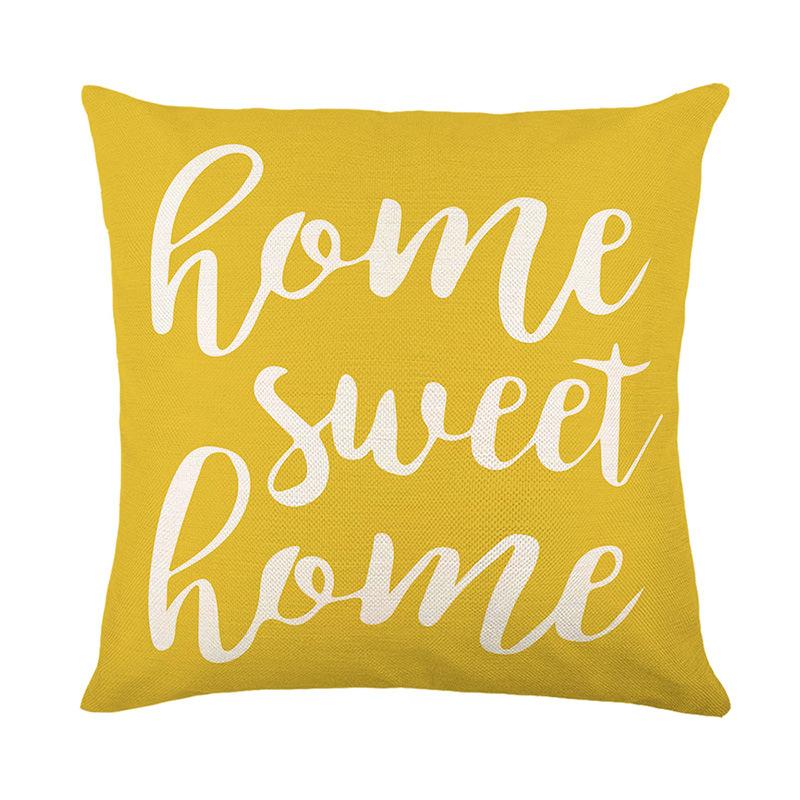 New Waterproof Pillow Cover, Three-proof, Fine Linen, Oil-proof and Stain-proof, Outdoor Geometric Line Printed Pillow Cover