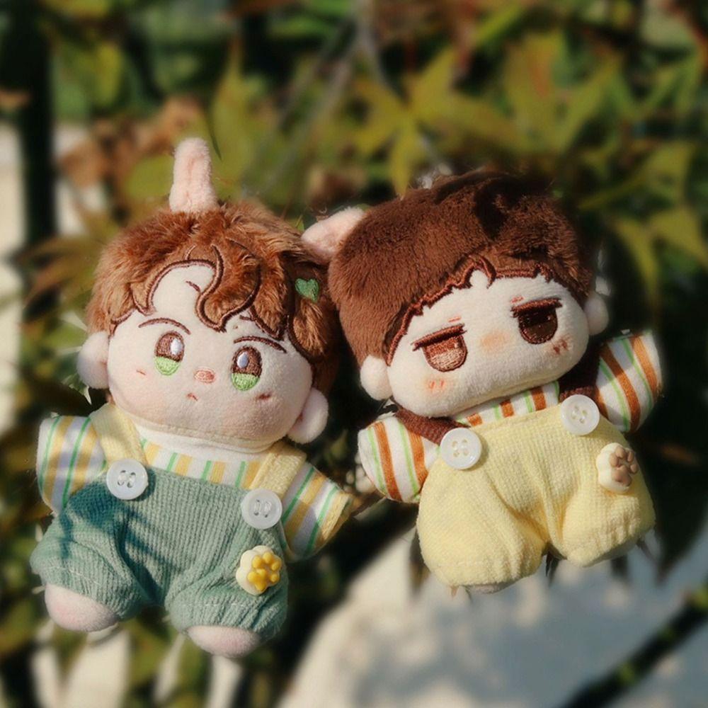 

Lovely Overalls Jeans Skirt Fashion Princess Dress For 10/20cm Cotton Doll/for EXO Idol Dolls 6