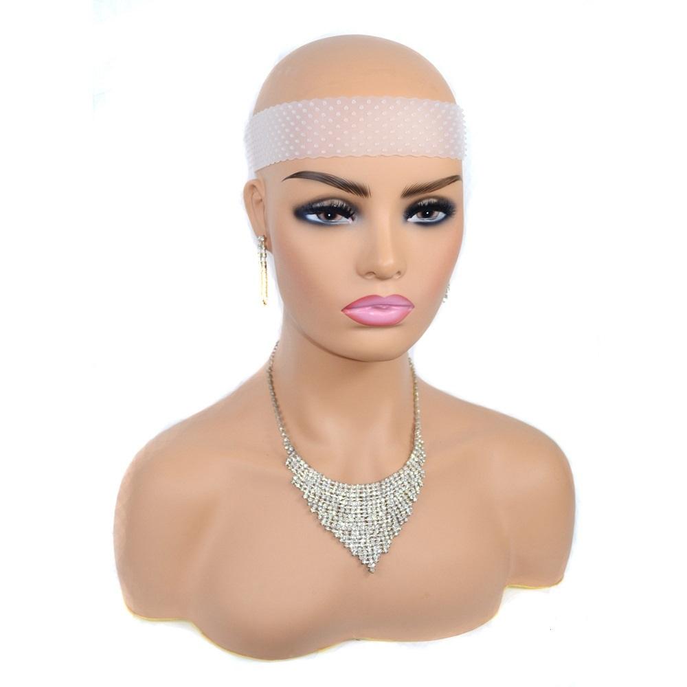 Wig Band Elastic Wig Grip Brown Transparent Black Headband For Fix Wigs Beige Hair Band Without Gel Or Glue Non Slip