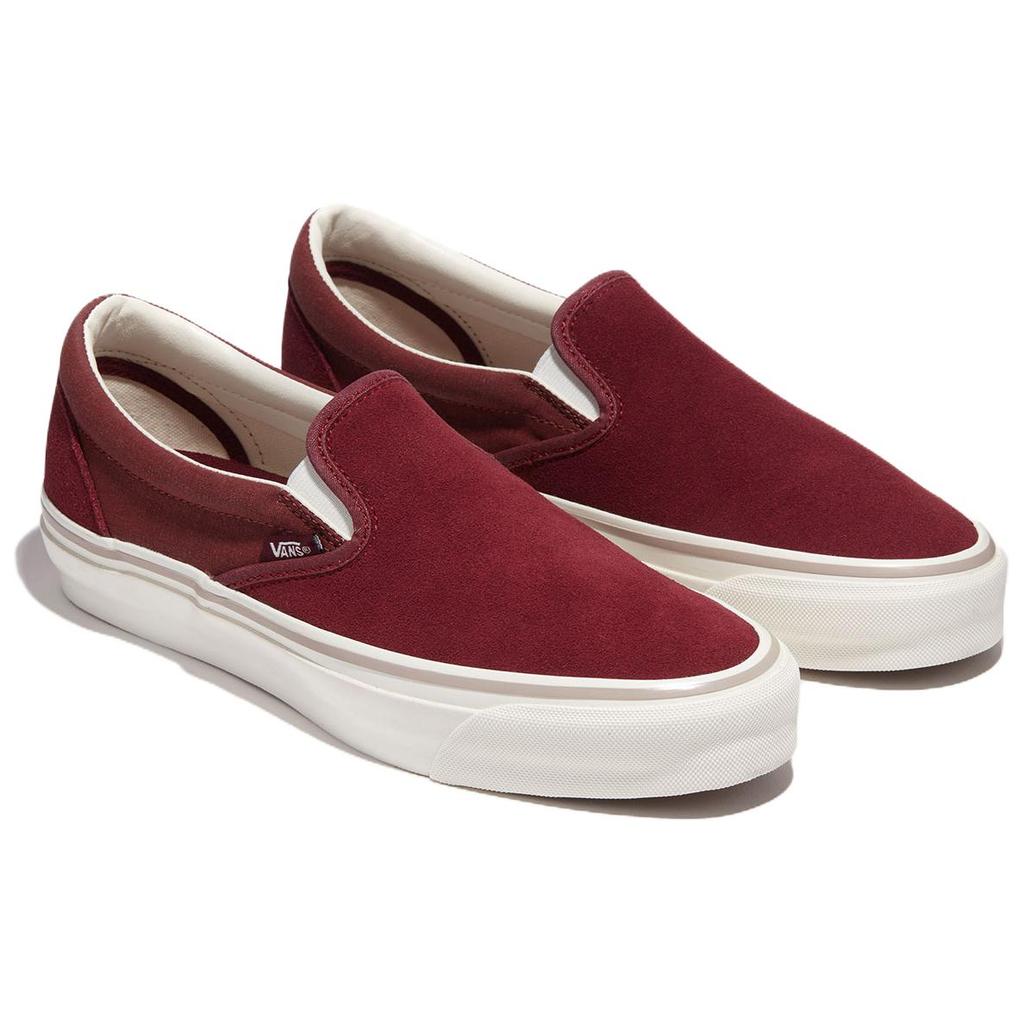 Vans Mte Classic Versatile Low Top Skate Shoes Unisex Sneakers Burgundy VN000CWAMDB