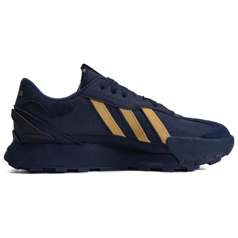 Adidas Neo Futro Mixr Fabric Leather Comfortable Low-Top Sports Casual Shoes Unisex Sneakers Blue Yellow IE4535