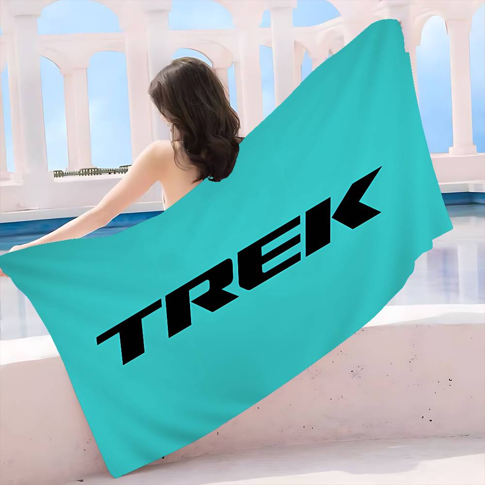 T-TrekS LOGO Microfiber Blanket Quick Drying Beach Towels Oversized Printing Super Absorbent Pool Towel Blanket