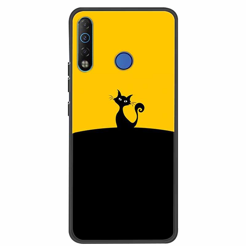 Case For TECNO Camon 12 Air Luxury Silicone Soft Shockproof TPU Back Cover for Tecno Camon 12 CC6 Case Camon12 Funda Love Coque