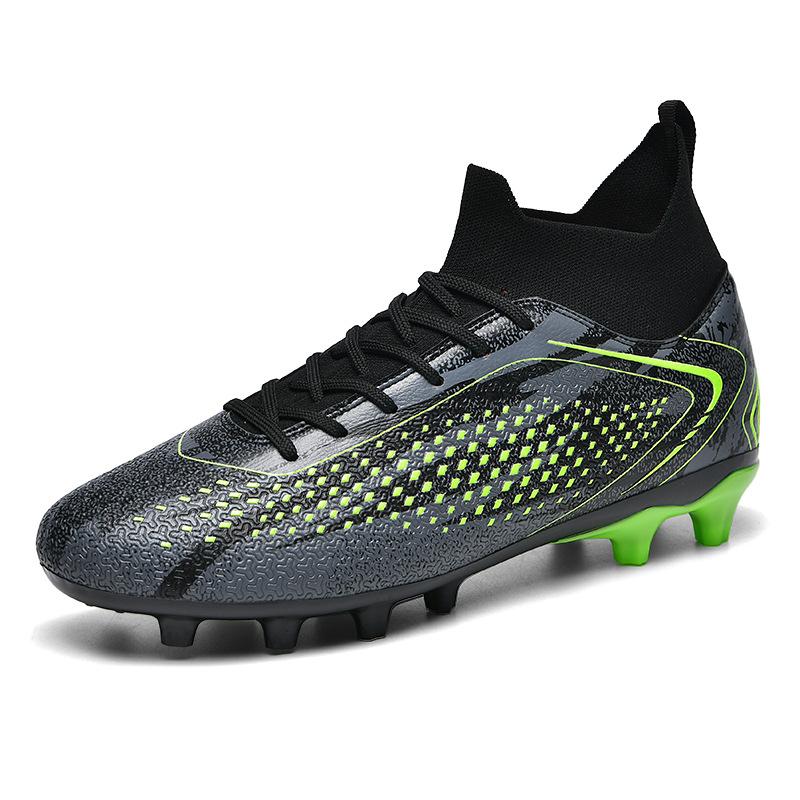 New football shoes outdoor spikes high top game comfortable grass teen