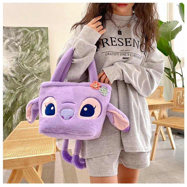 Strawberry Bear Plush Bag 2023 - Personalized Large Capacity Sweet Tote for Girls