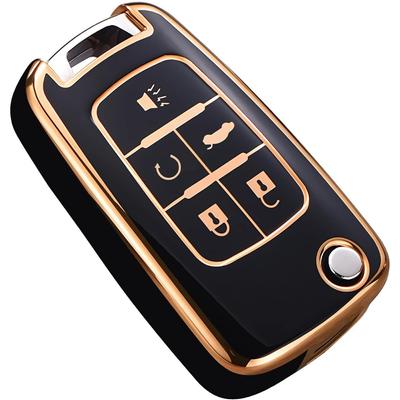 Para Chevy Key Fob Cover, Premium TPU Proteção Total Key Fob Case para Chevrolet Equinox Camaro Cruze Malibu Sonic Buick Terrain