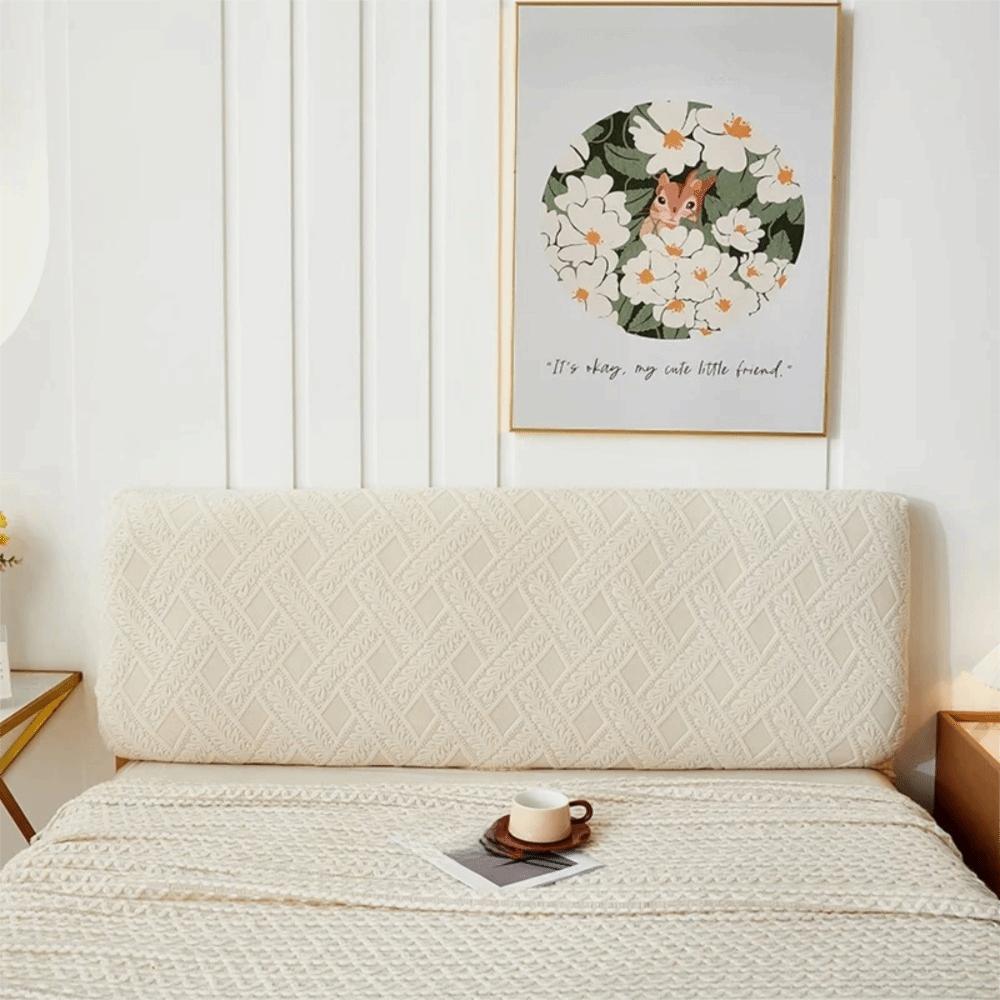 Waschbarer Elastischer Jacquard Betthauptbezug Staubdicht Rutschfest Betthaupt Überzug All-inclusive Weicher Bettschutz Homestay