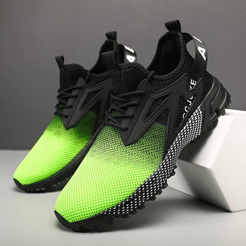 Sneakers 22 summer new fly-woven breathable running shoes student casual shoes 40