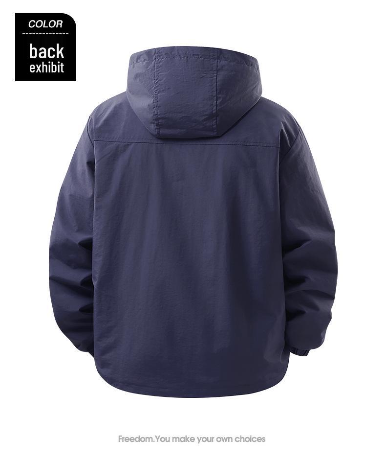 Men's 2025 High-Quality Hooded Jacket - Lightweight Spring/Autumn Casual Outerwear