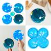 Sparkling Silicone Mold for DIY Crystal Resin Cup Mats Personalized Beverage Decorations Crafting Mould for DIY Projects