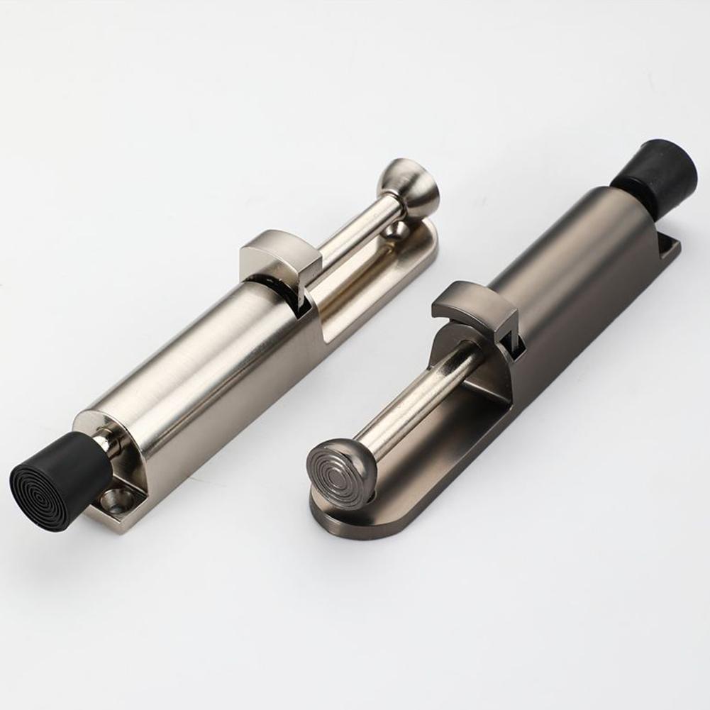 Telescopic Door Stopper Spring Loaded Heavy Duty Stopper Metal Adjustable Position with Foot Brake Wedges for Door Bottom Seam