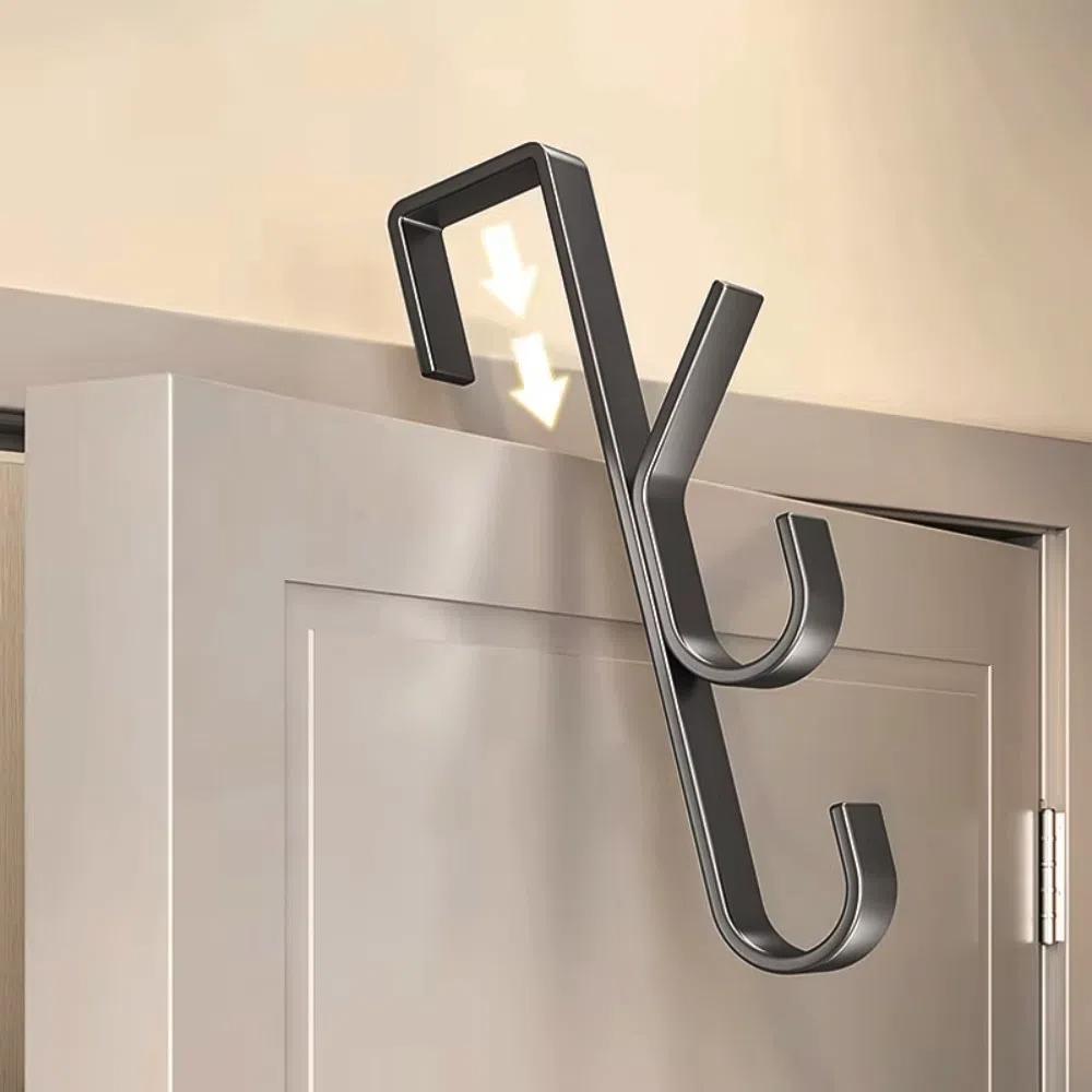 Door Back Type Door Hanging Hook Over The Door Handbag Storage Rack Quality Hat Coat Hanger  Home