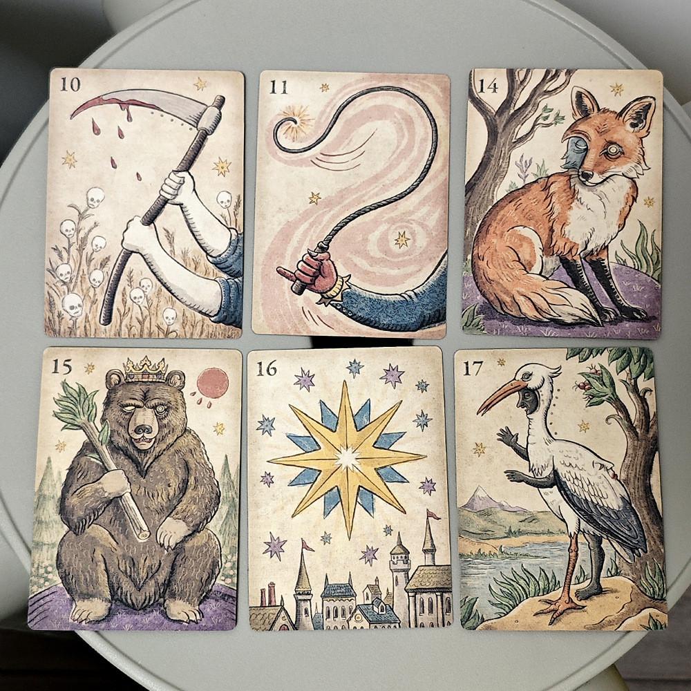 Deviant Moon Lenormand Card Deck With Doublesided Textured Paper For Tarot And Fortune Telling