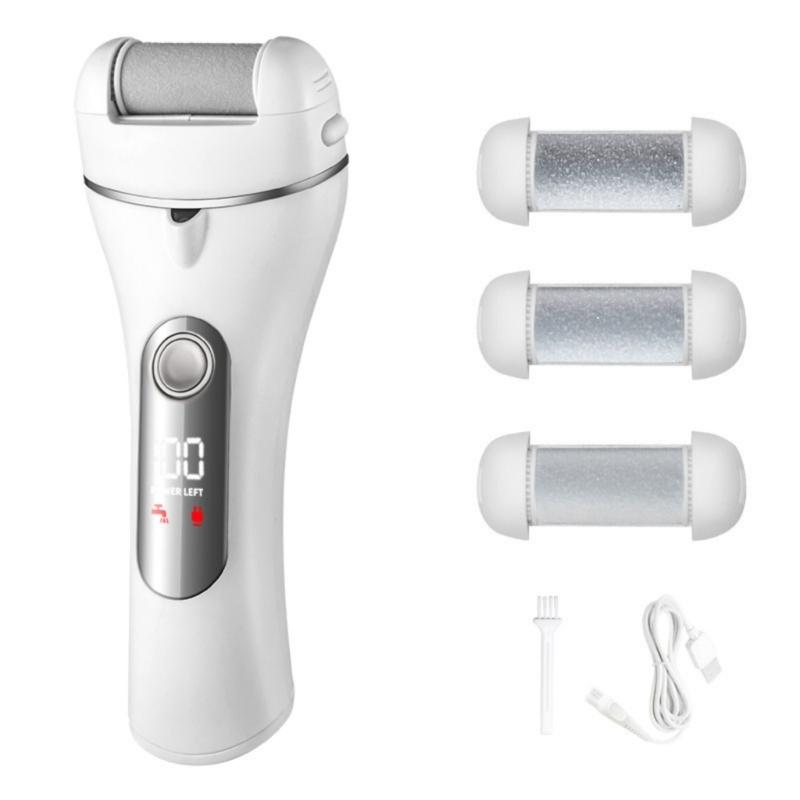 Rechargeable Foot Grinder Having Two Speed Modes And Ergonomic Design Perfect For Dry Cracked Heels Removal