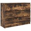 Sideboard Smoked Oak 100 x 35 x 76 cm Particle Board
