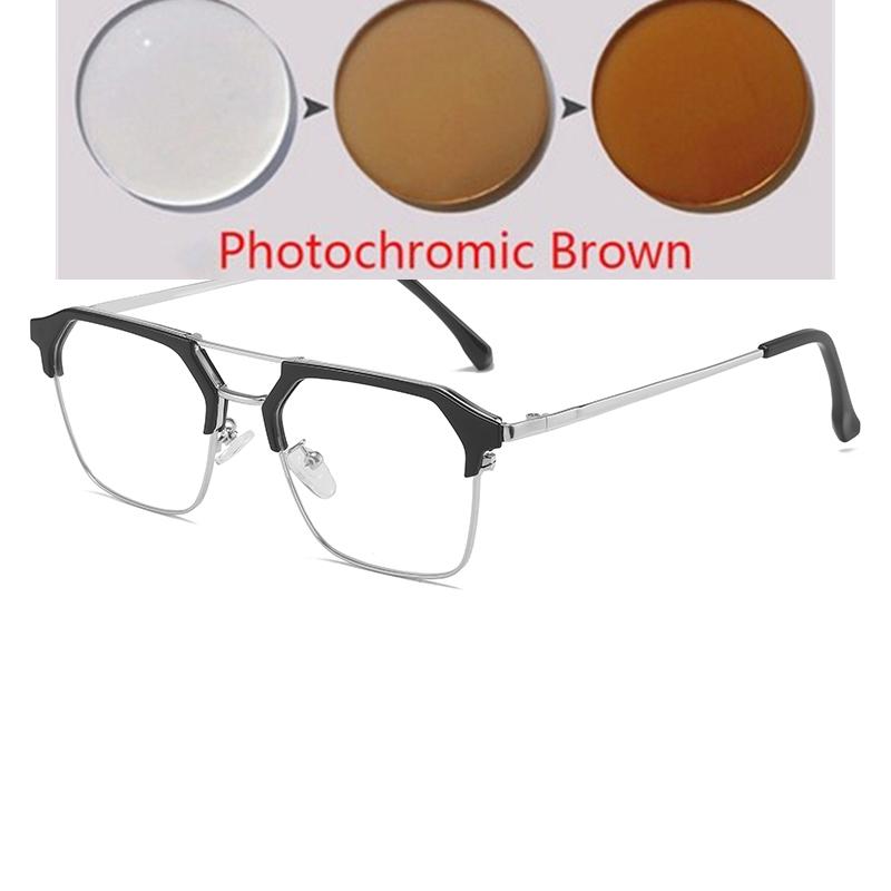 Vintage Anti Blue Rays Irregular Prescription Glasses For The Nearsighted Student Short-Sight Eyewear Diopter 0 -0.5 -0.75 To -6