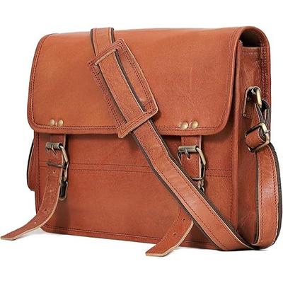 Νέα Γνήσια Δερμάτινη Τσάντα iPad/Tablet Τσάντα Messenger Μικρός Χαρτοφύλακας Τσάντα Ώμου Crossbody για Άνδρες και Γυναίκες