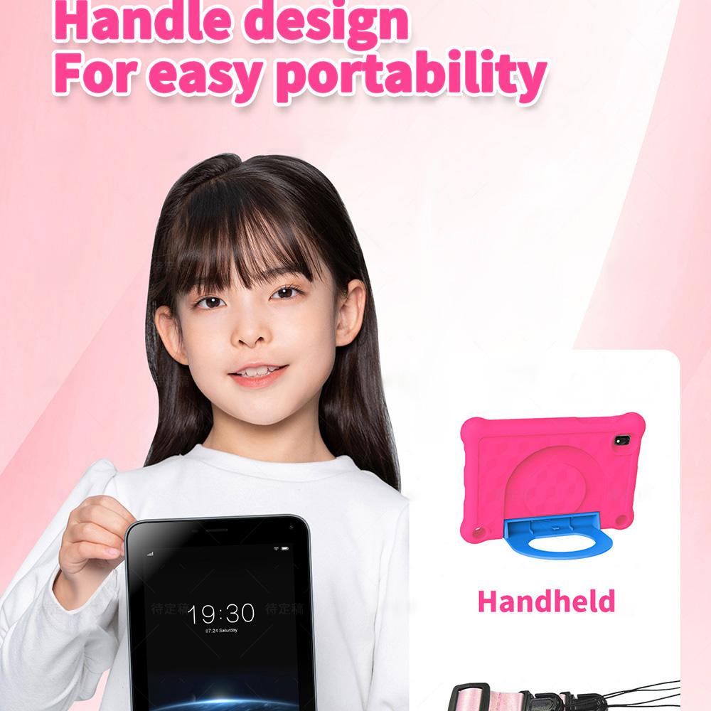 G-tab T7 Pro Kids Tablet, 7 Inch 1024*600 IPS Screen, Android 14, 1.5GHz Quad-core CPU, 4GB RAM (2GB +2GB Expansion) 64GB ROM