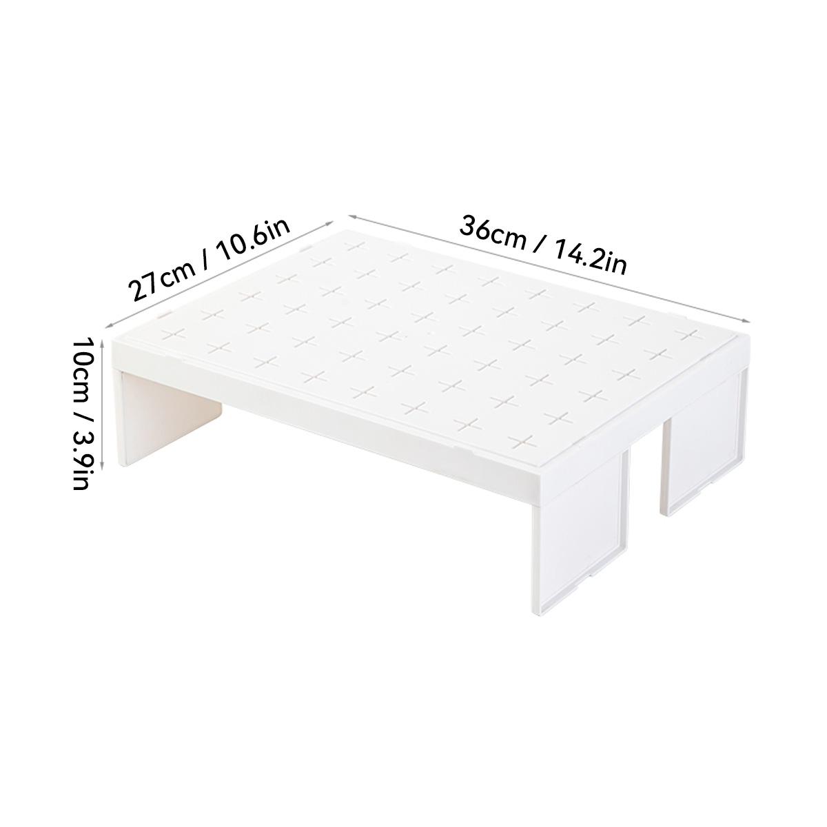 

Полки для хранения в шкафу Органайзер для шкафа в спальне Штабелируемая пластиковая многоярусная стойка для хранения Держатель для хранения и сортировки одежды