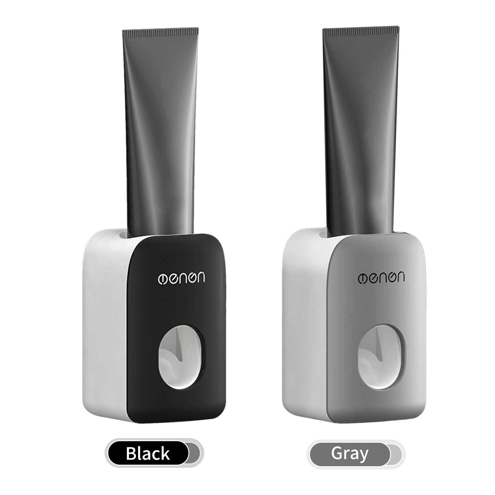 Automatic Toothpaste Dispenser Kids Hands   Wall Mounted Toothpaste Squeezer With Self-stick Punch-  Toothpaste Squeezer for Home Washroom Bathr